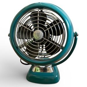 Vornado Retro Teal Vintage-Style Metal High Quality Fan
